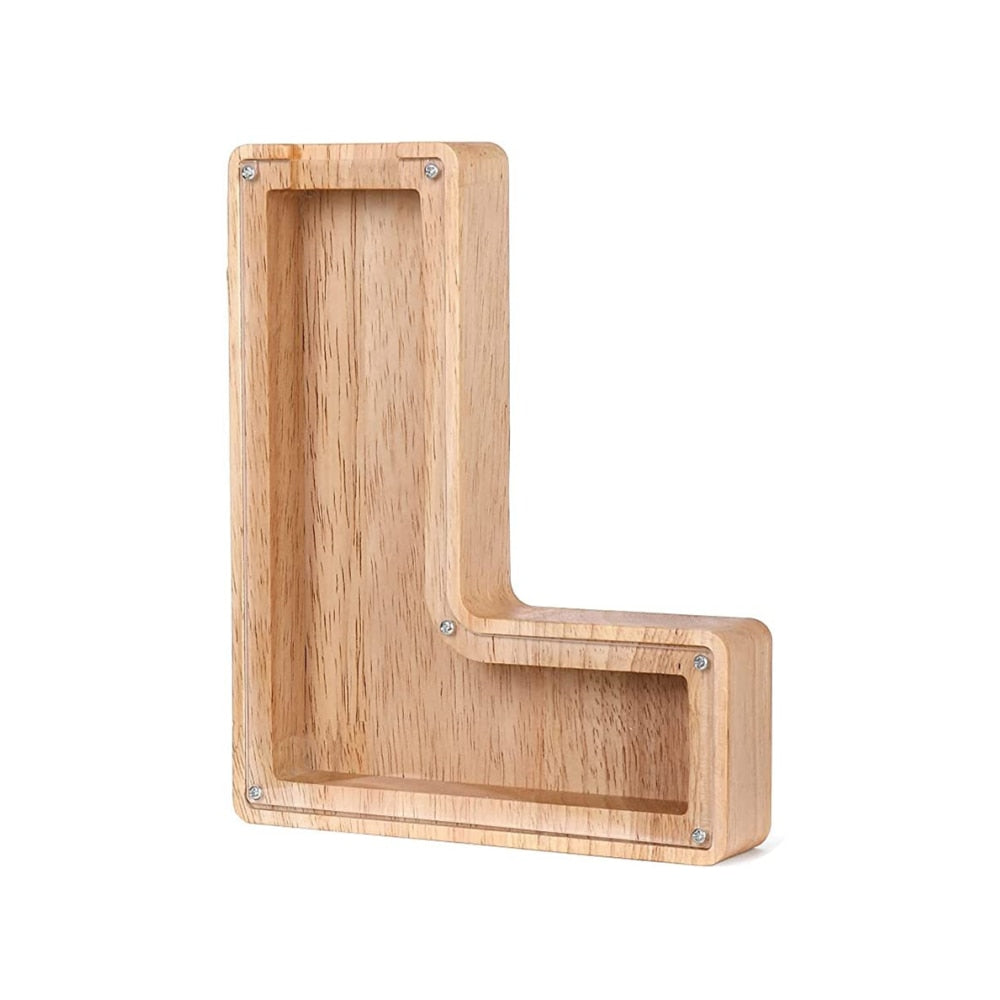 Salvadanaio in Legno - LetterSaver