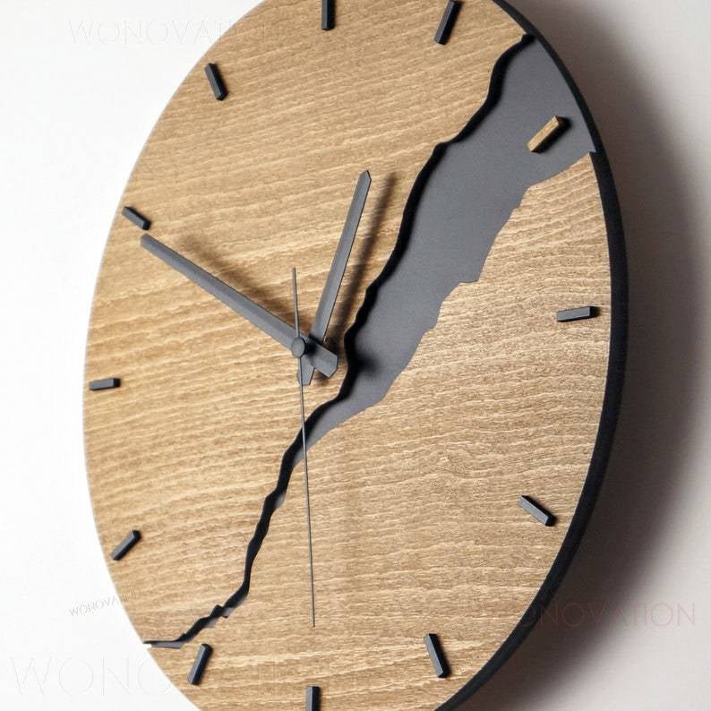 Orologio da Parete in Legno di Lusso – Nuvoro