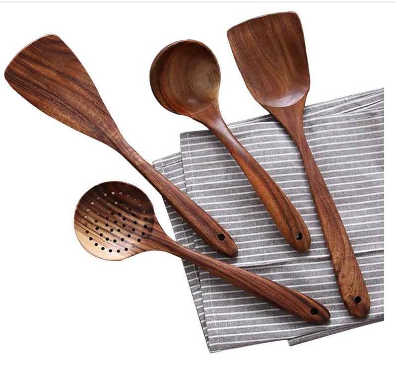 Utensili da Cucina in Legno Naturale - RustiCook