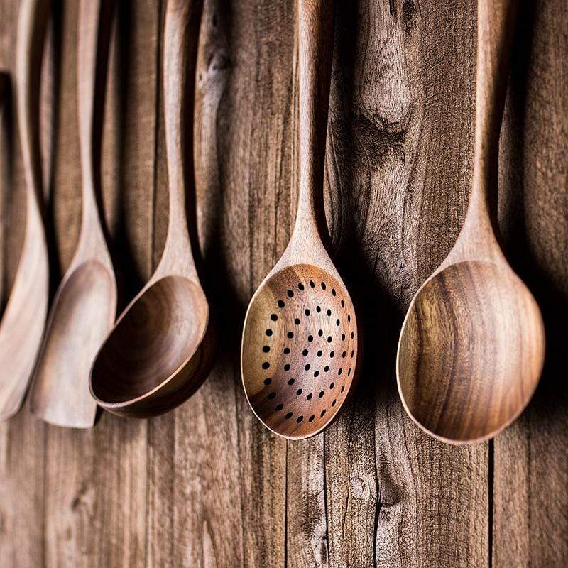 Utensili da Cucina in Legno Naturale - RustiCook