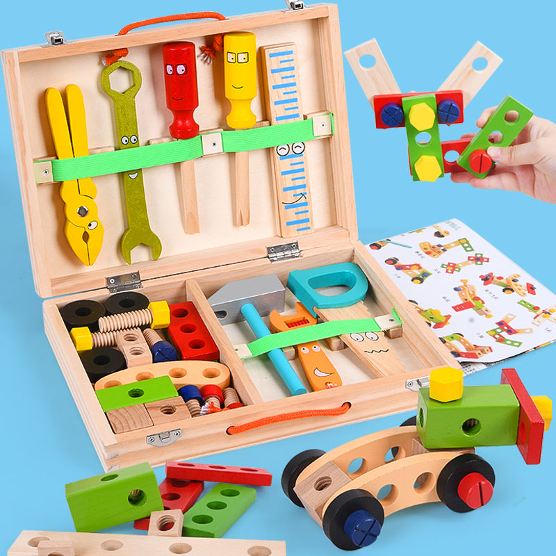 Kit di Costruzione Interattivo in Legno – MakerBox