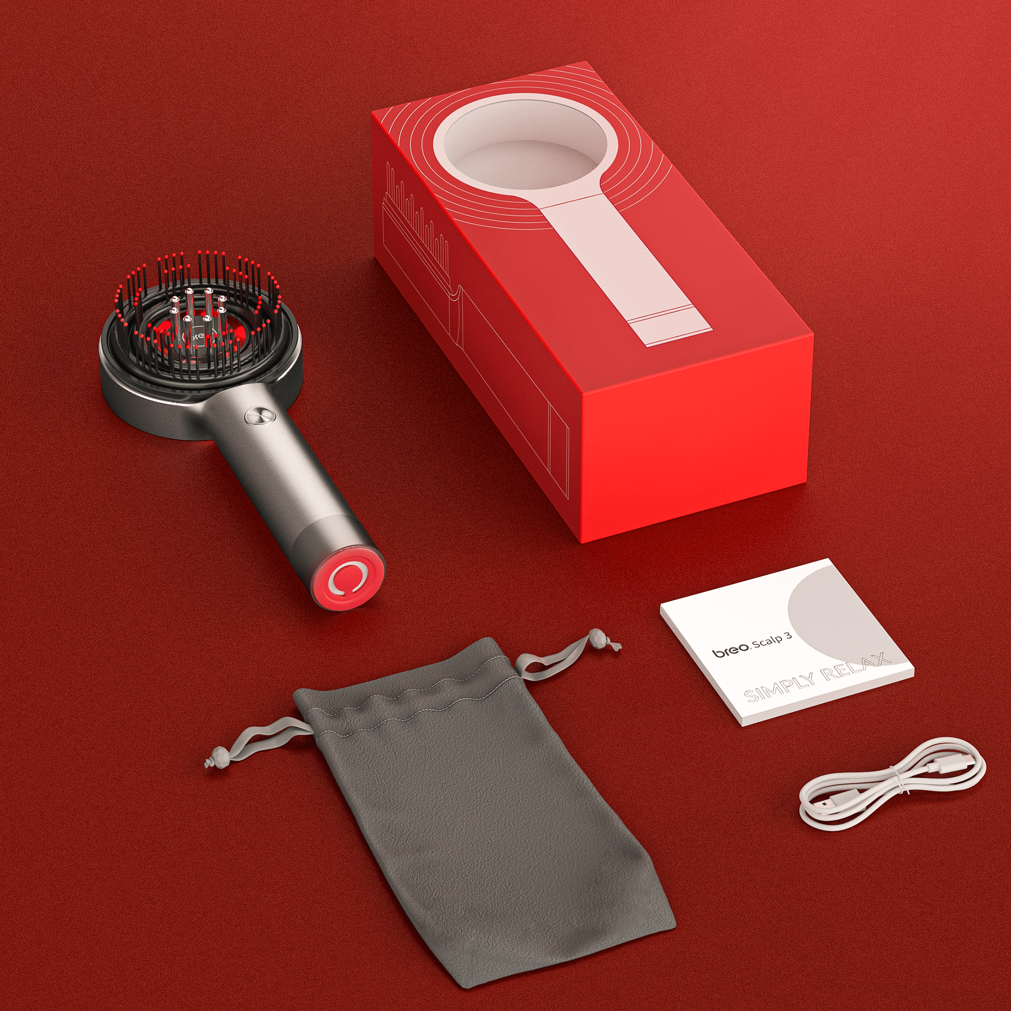 Spazzola Massaggiante per Cuoio Capelluto - Rilassante