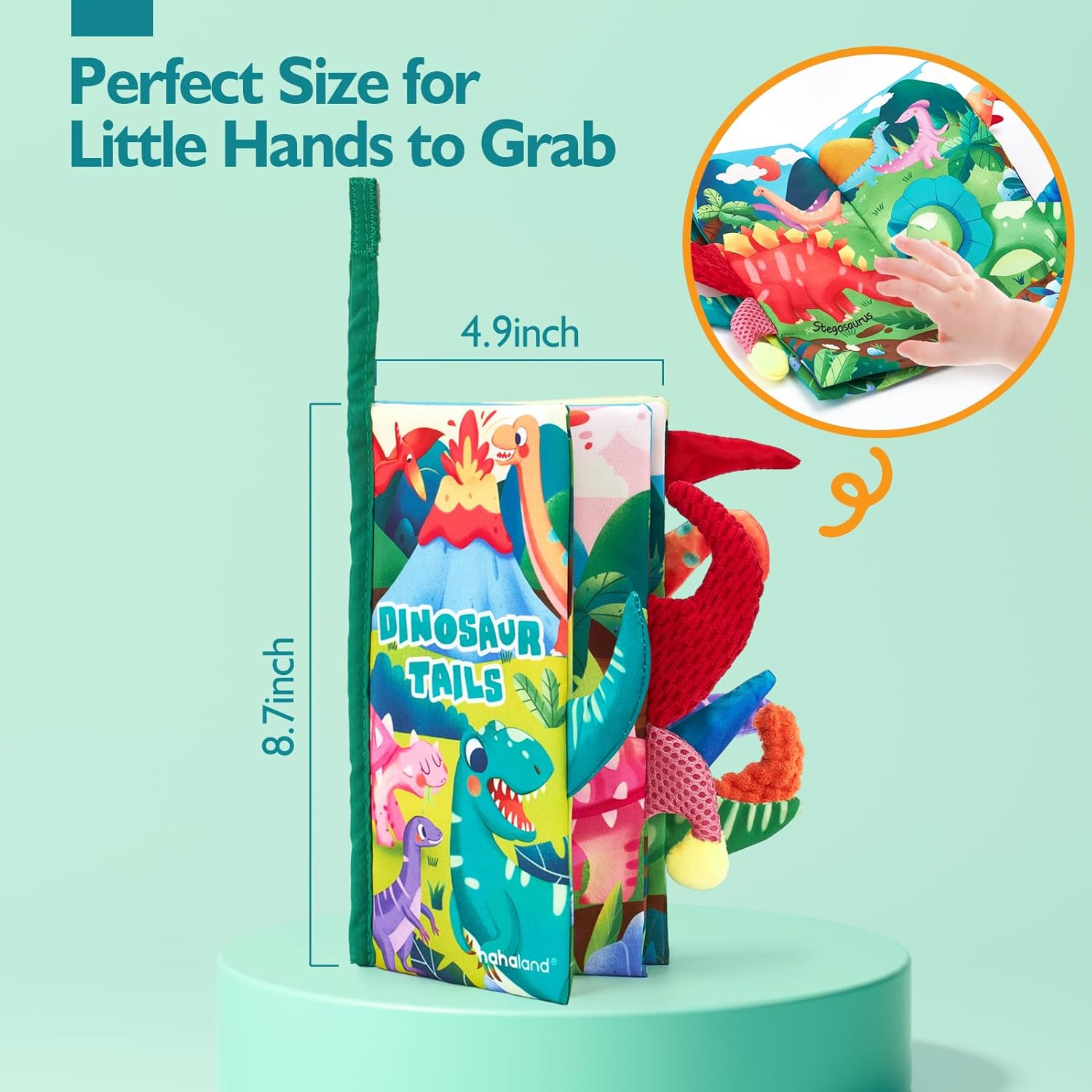 Libro Sensoriale - Giocattolo per Bambini ad Alto Contrasto 6-12 Mesi