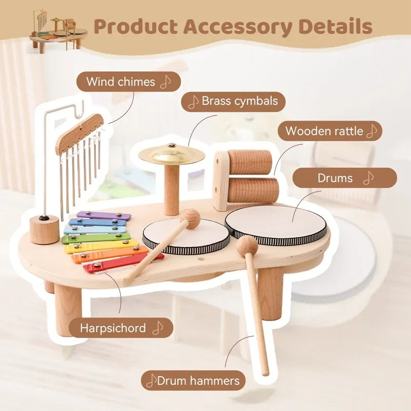 Set Musicale in Legno per Bebè - Creatività e Sviluppo