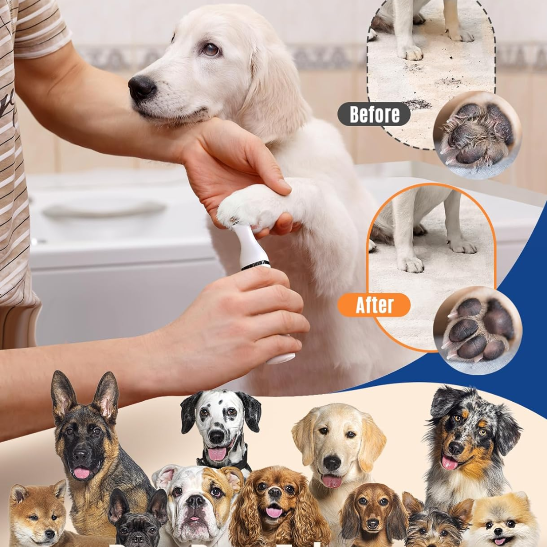 Tagliacapelli per Animali con Doppie Lame - Strumento di Toelettatura Silenzioso e Senza Fili