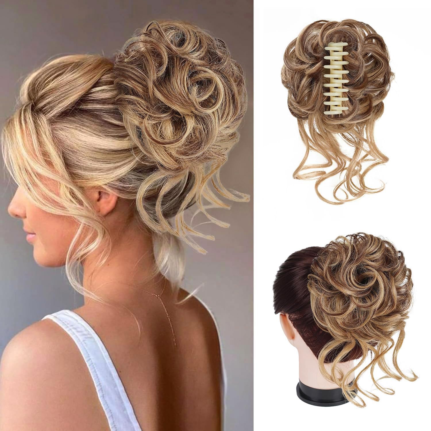 Clip con Estensione per Capelli per Chignon Attorcigliato – CurlClip