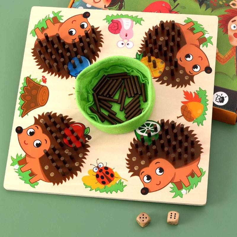 Gioco Montessori di Contare e Sensoriale per Bambini - CountWithSpikes