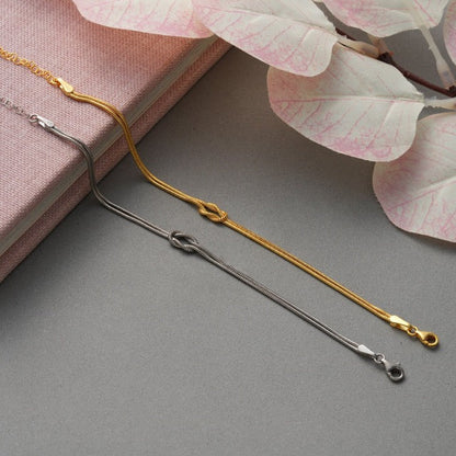 Bracciale Minimalista con Nodo – Elva