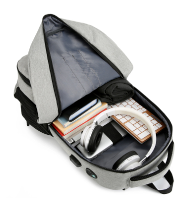 Zaino impermeabile per laptop e pranzo con porta USB – Borsa da viaggio multi-scomparto