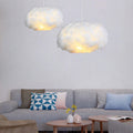 LumaCloud Lampe Suspendue en Coton Diffusé pour Éclairage de Plafond avec Lumière Fine