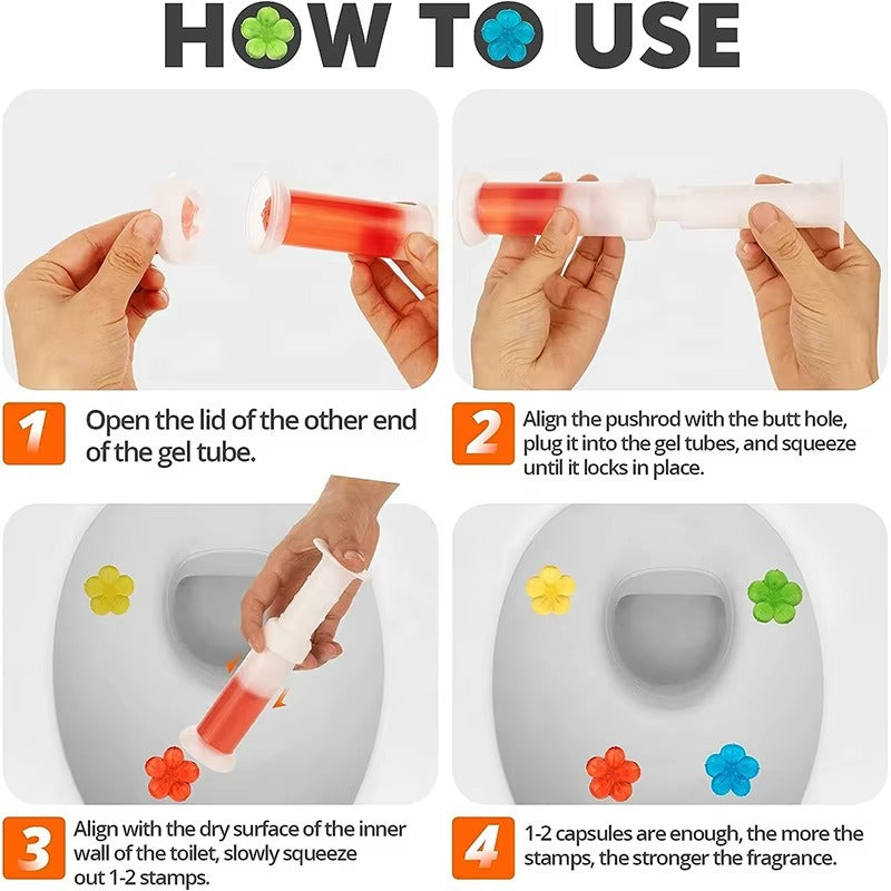 PetalFresh Gel di Fiori Pulitore per Toilette & Deodorante per Ambienti