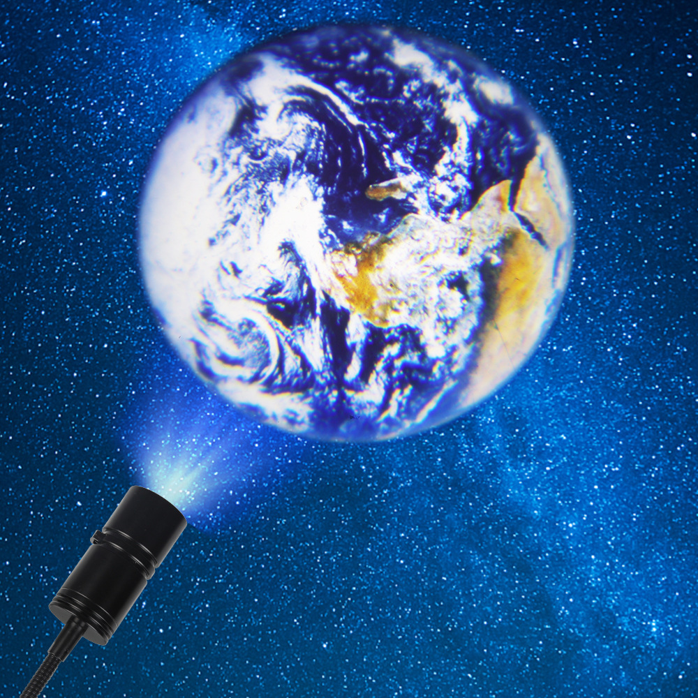 Lampada Proiettore Terra e Luna – CelestiaGlow