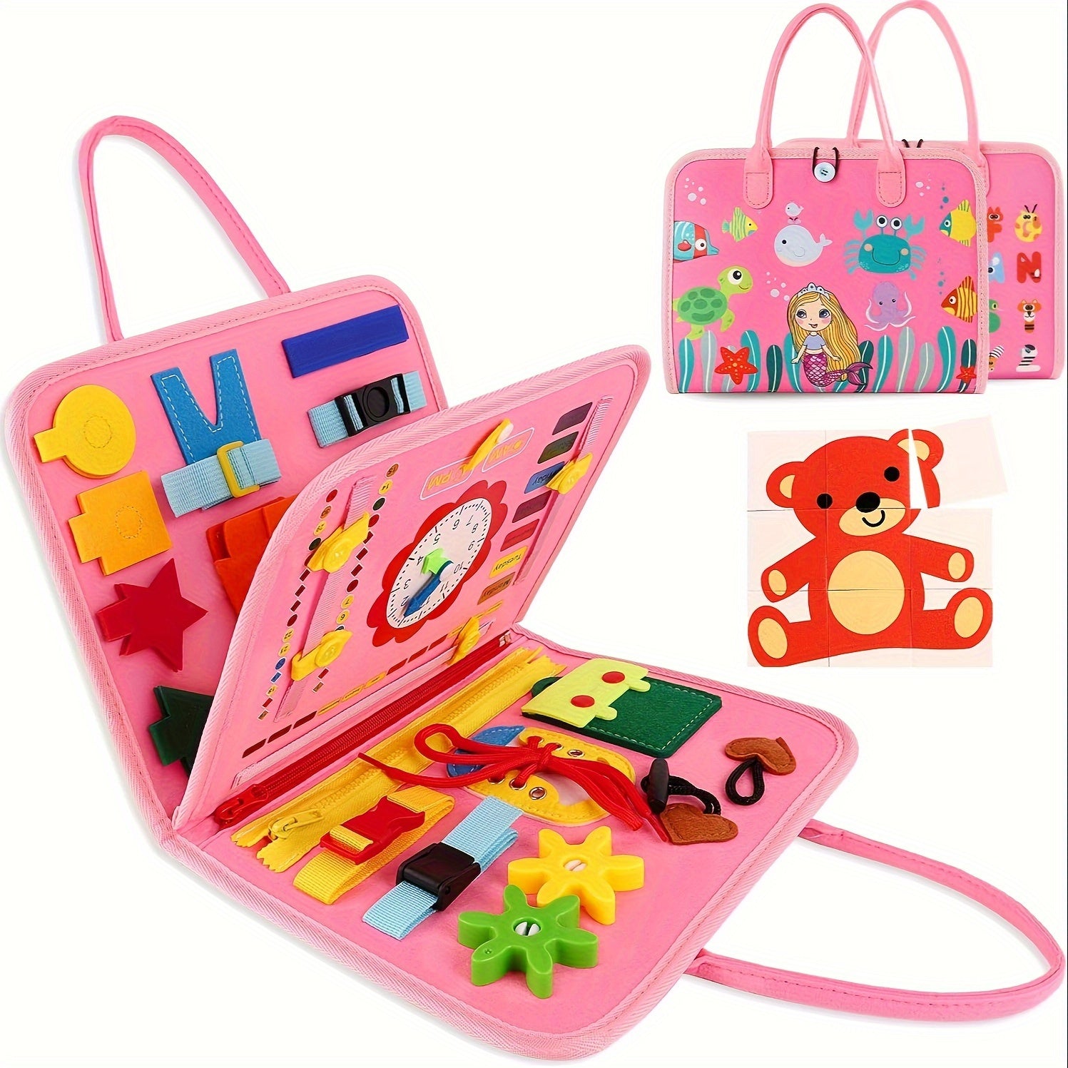 Pannello 25-in-1 - Giocattolo Educativo Sensoriale per Bambini