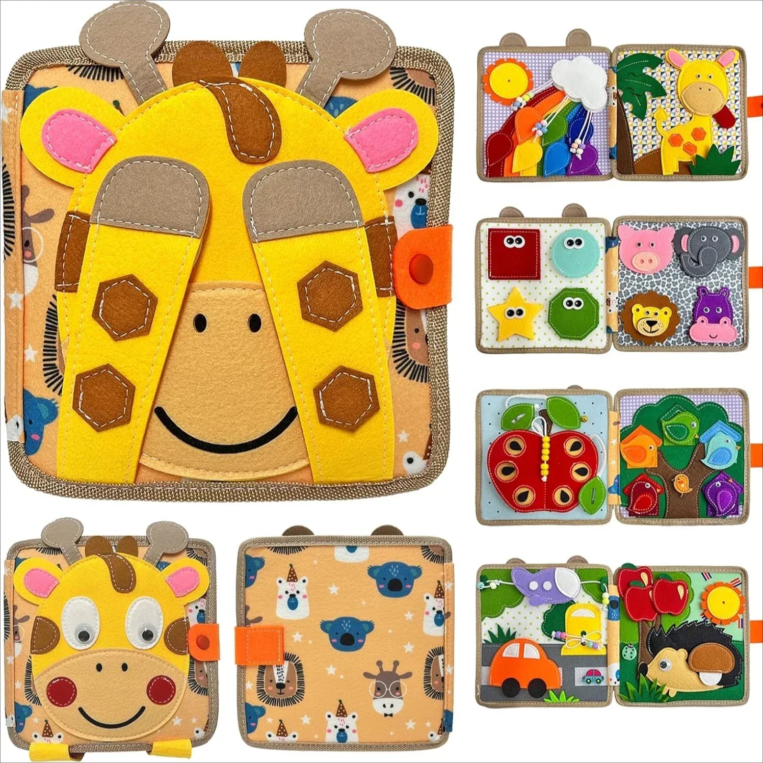 Libro Sensoriale per Bambini - Spettacolo di Scoperta