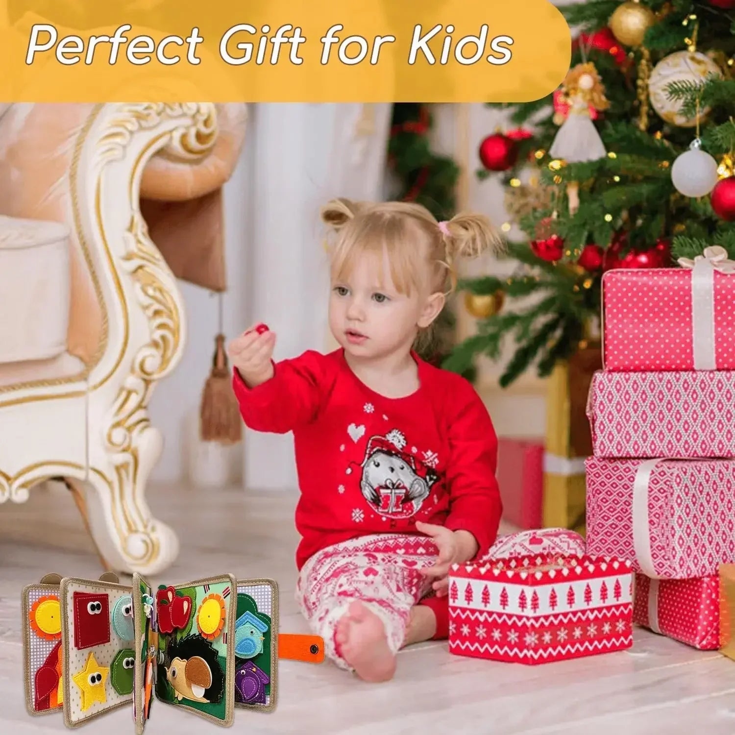 Libro Sensoriale per Bambini - Spettacolo di Scoperta