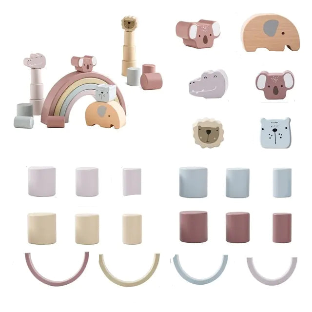 Set di Gioco in Legno Montessori – Buildoro