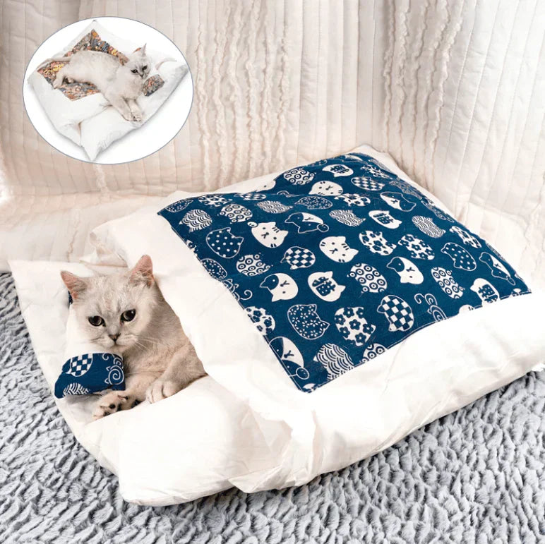 Sacco a Pelo Invernale per Gatti – SnugKitty Frost Magic
