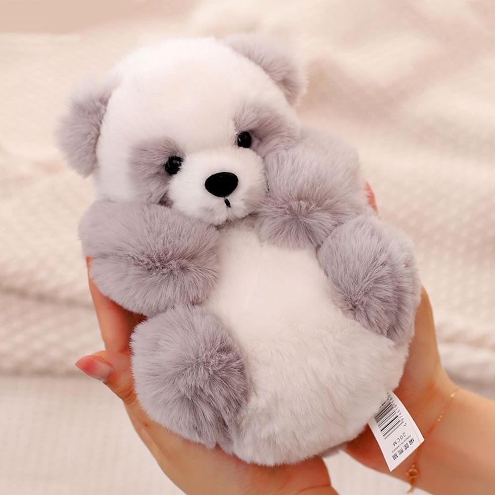 Panda di Peluche con Cestino Rimovibile – Riempimento Morbido & Decorativo – 20 cm
