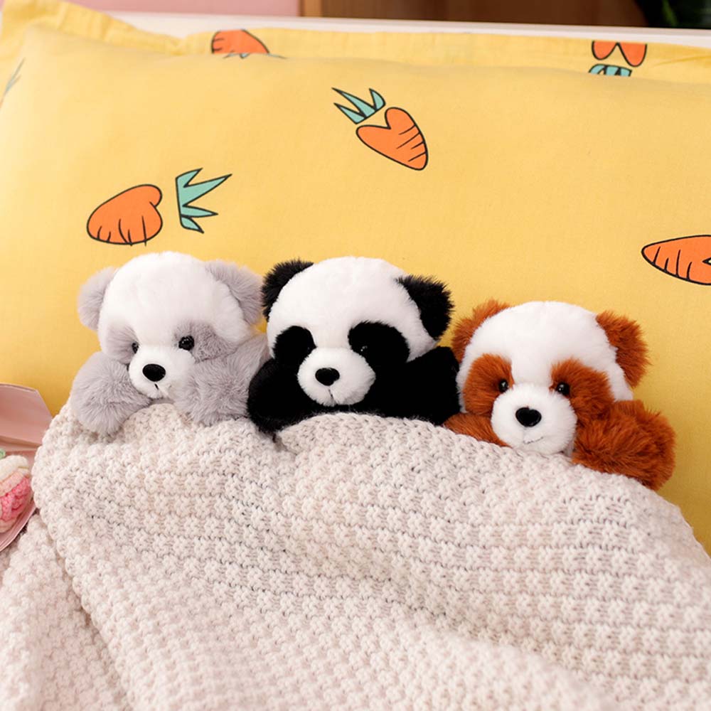 Panda di Peluche con Cestino Rimovibile – Riempimento Morbido & Decorativo – 20 cm