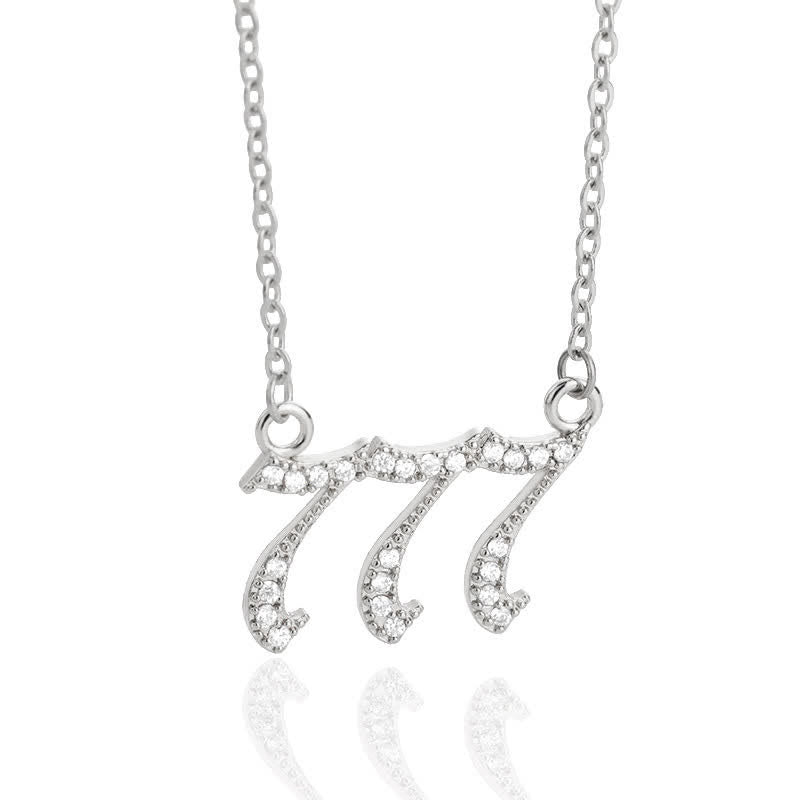 Collana con Numeri Angelici in Zirconia – Seraphina