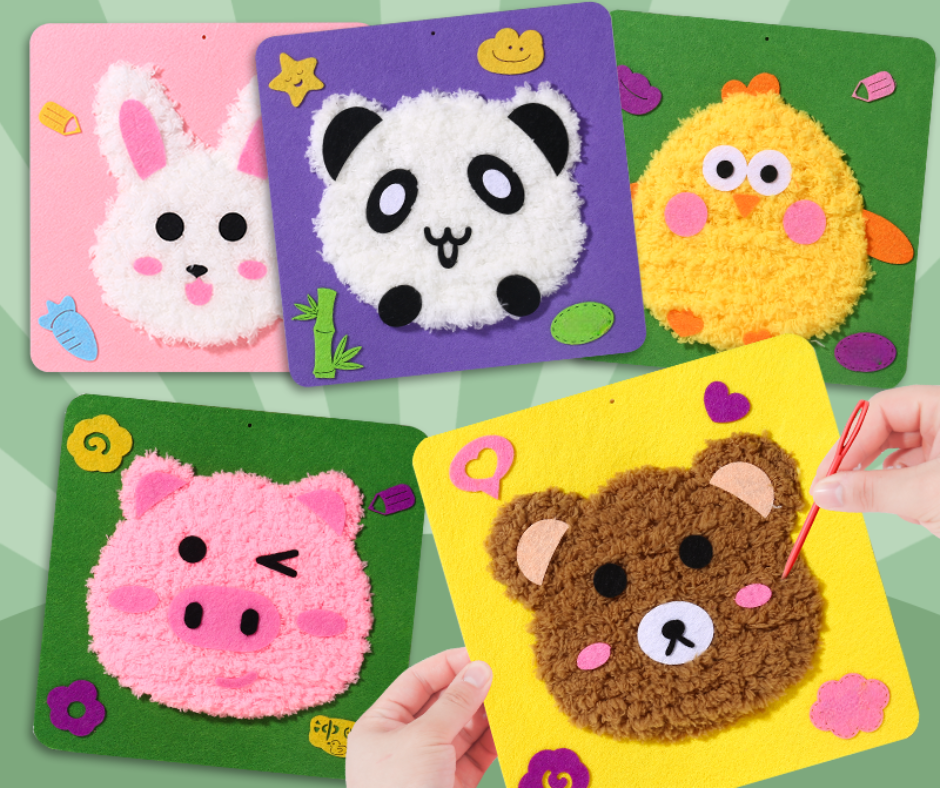 Set di Ricamo Creativo per Bambini – StitchMates