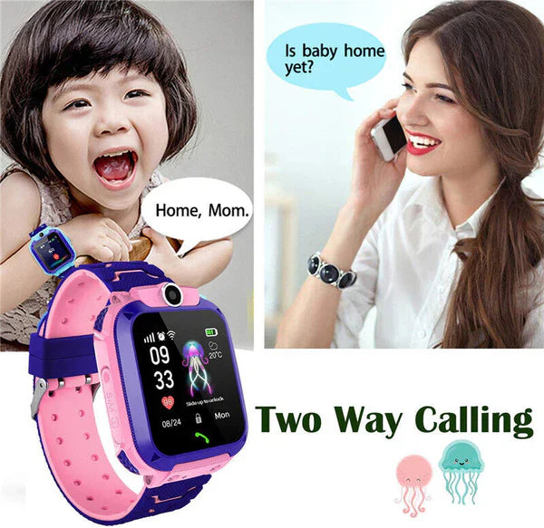 Orologio GPS per Bambini con Tracciamento della Posizione e Funzione Telefonica – Luna