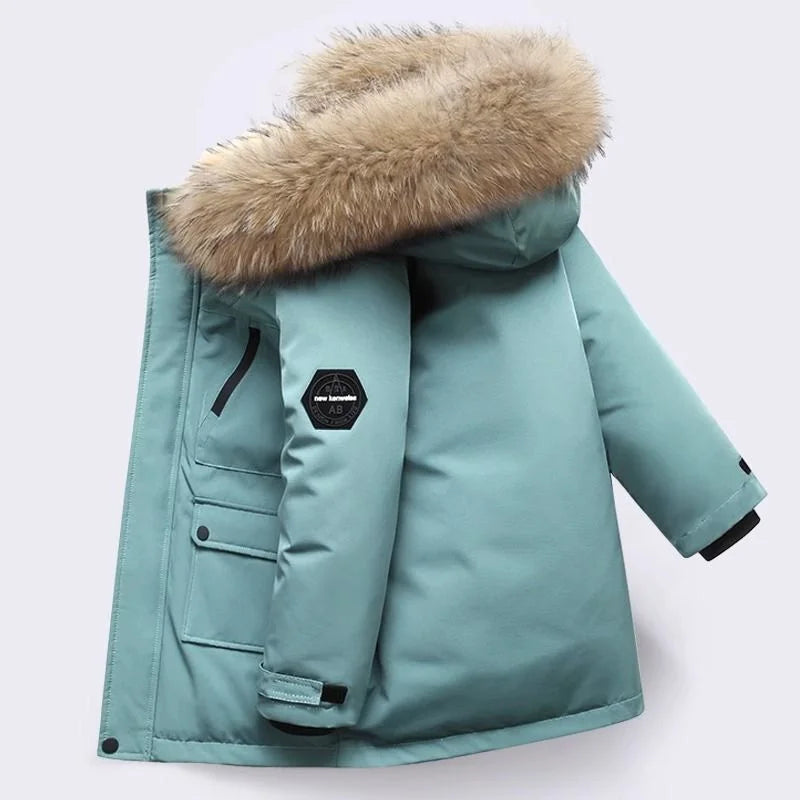 Giacca Invernale per Bambini - Impermeabile e Calda | Design Slim Fit