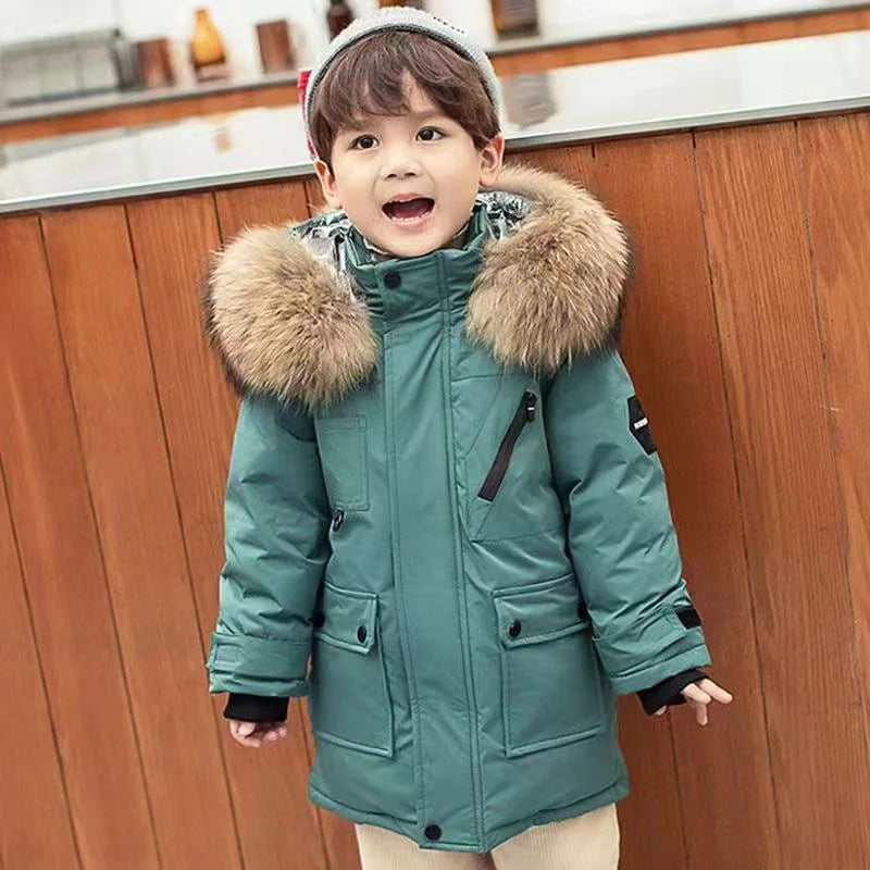 Giacca Invernale per Bambini - Impermeabile e Calda | Design Slim Fit