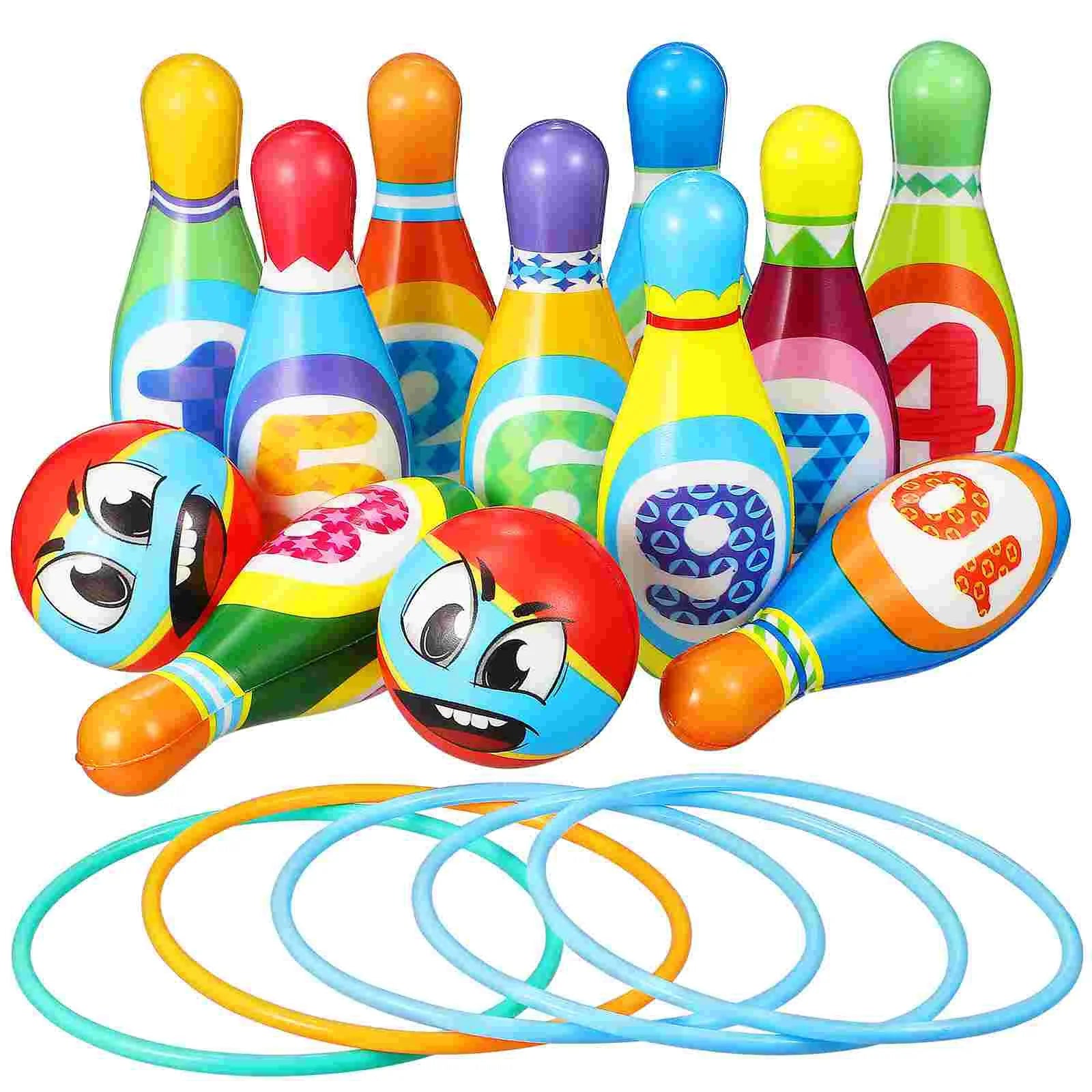 Set da Bowling per Bambini - Giocattolo Educativo - Divertimento Attivo in Famiglia