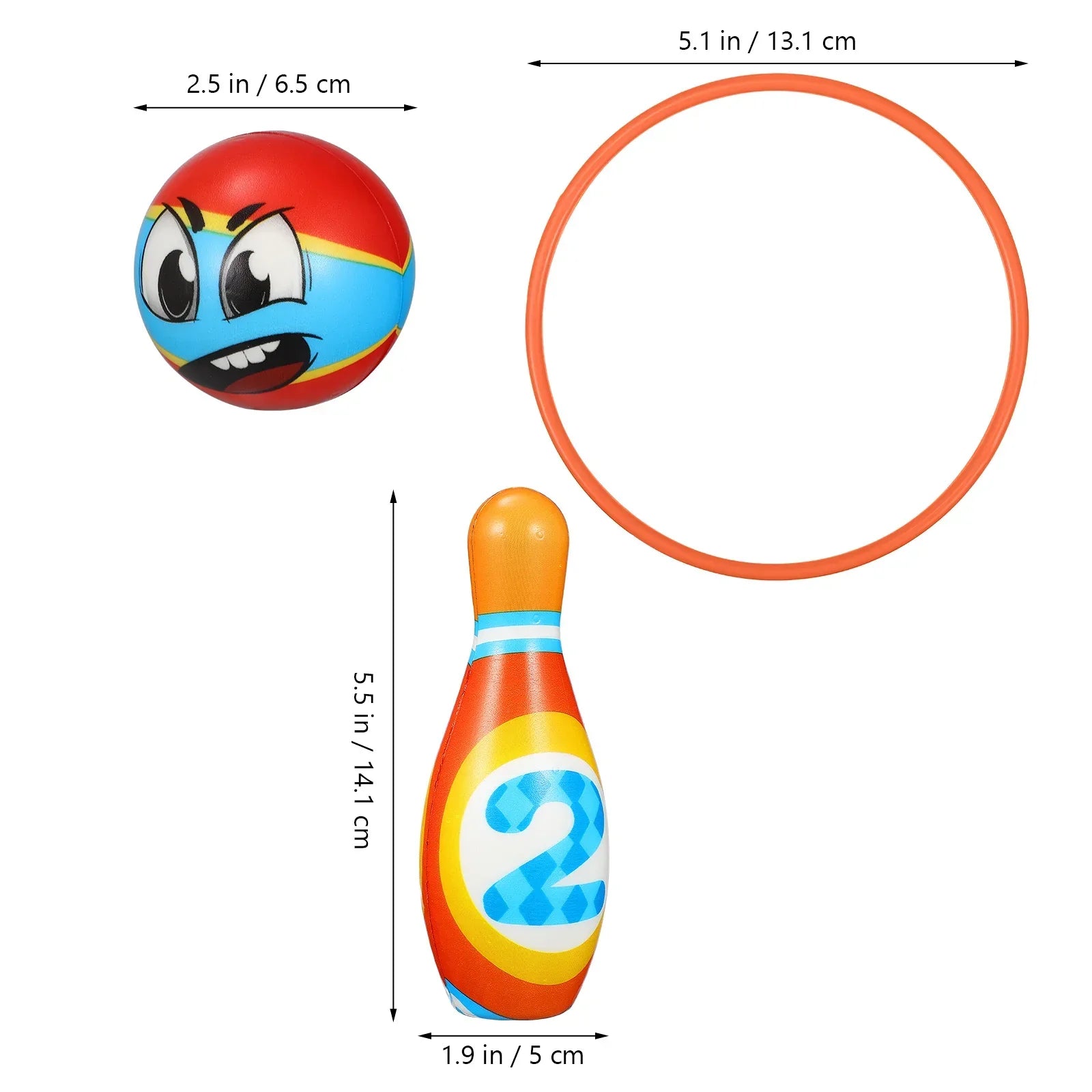 Set da Bowling per Bambini - Giocattolo Educativo - Divertimento Attivo in Famiglia