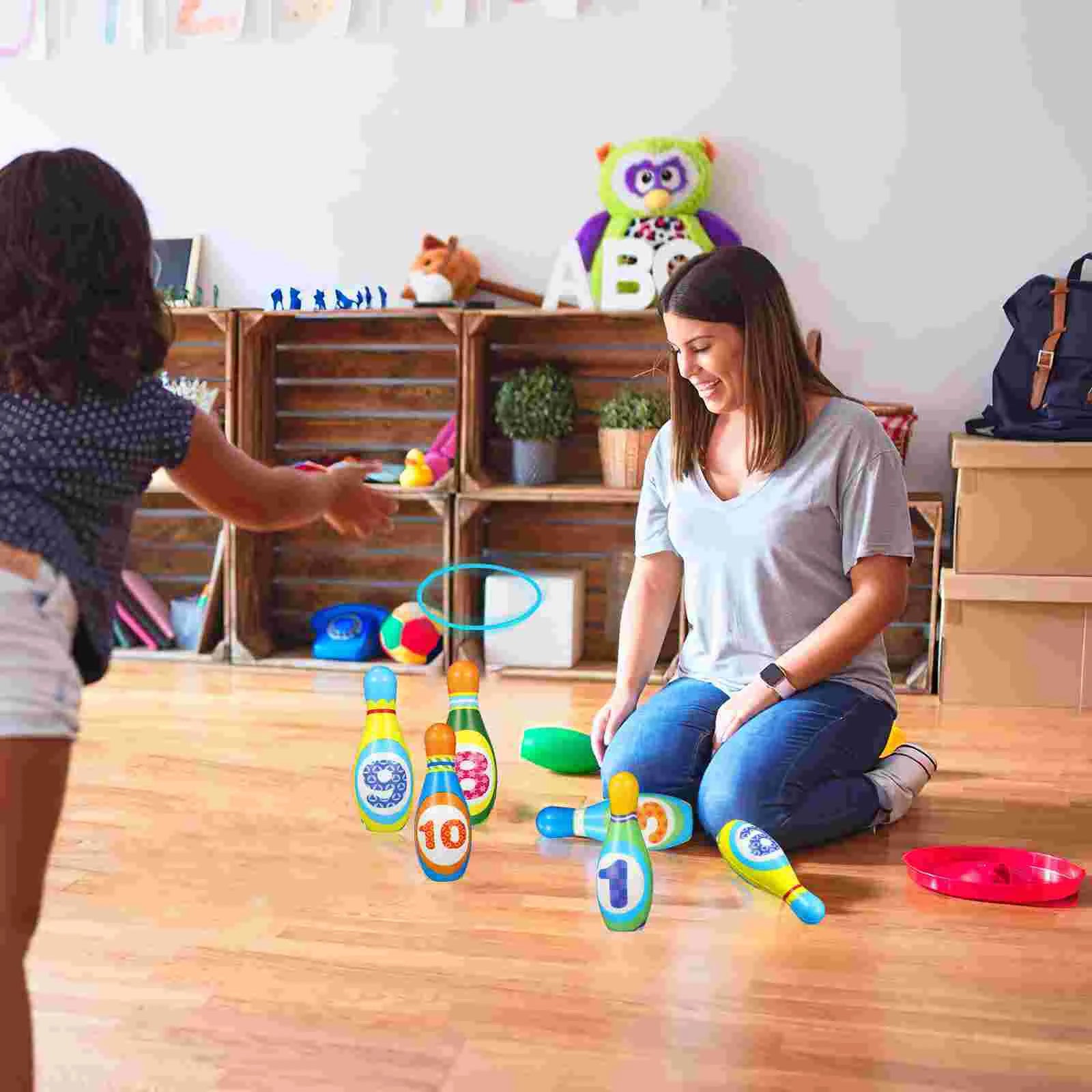 Set da Bowling per Bambini - Giocattolo Educativo - Divertimento Attivo in Famiglia