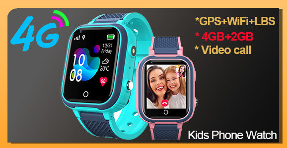 Orologio GPS per Bambini con Tracker - Videochiamate & Impermeabile