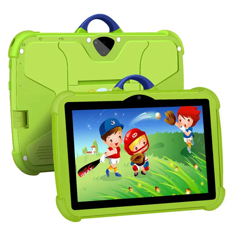 Tablet per Bambini 7 Pollici | Motivo Cartone Animato & Android | 64GB di Memoria