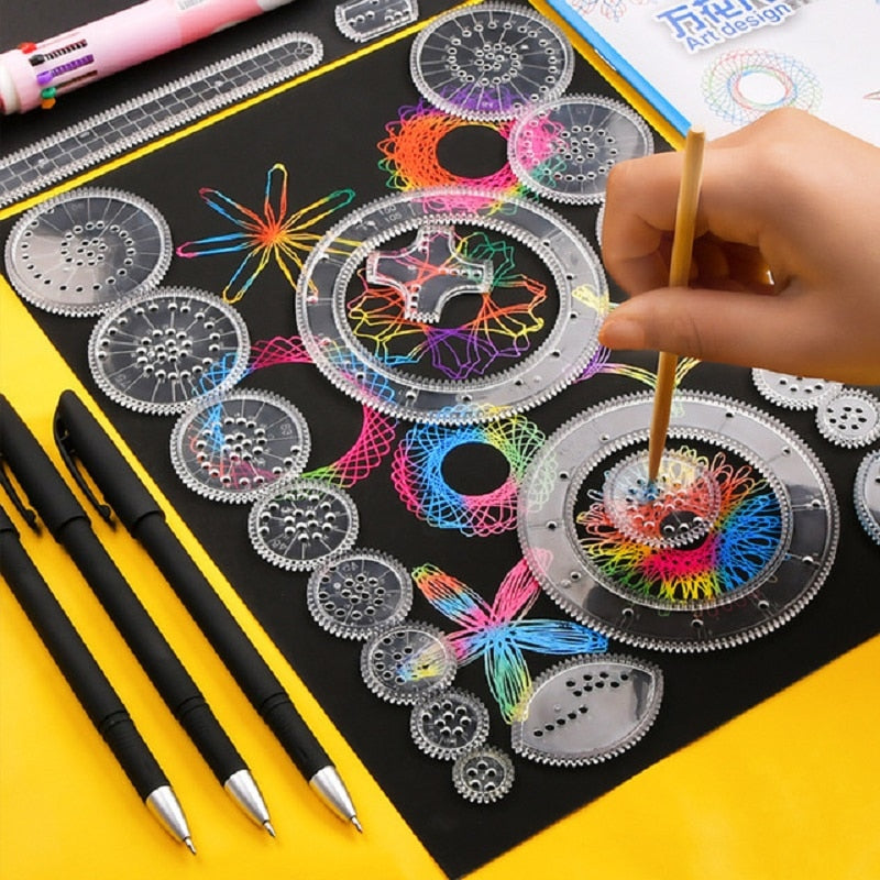 Set di Disegno Spirografo Classico - La Massima Creatività per Bambini