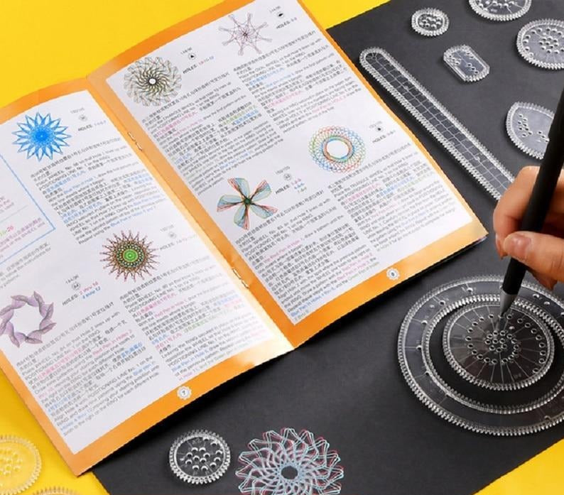 Set di Disegno Spirografo Classico - La Massima Creatività per Bambini