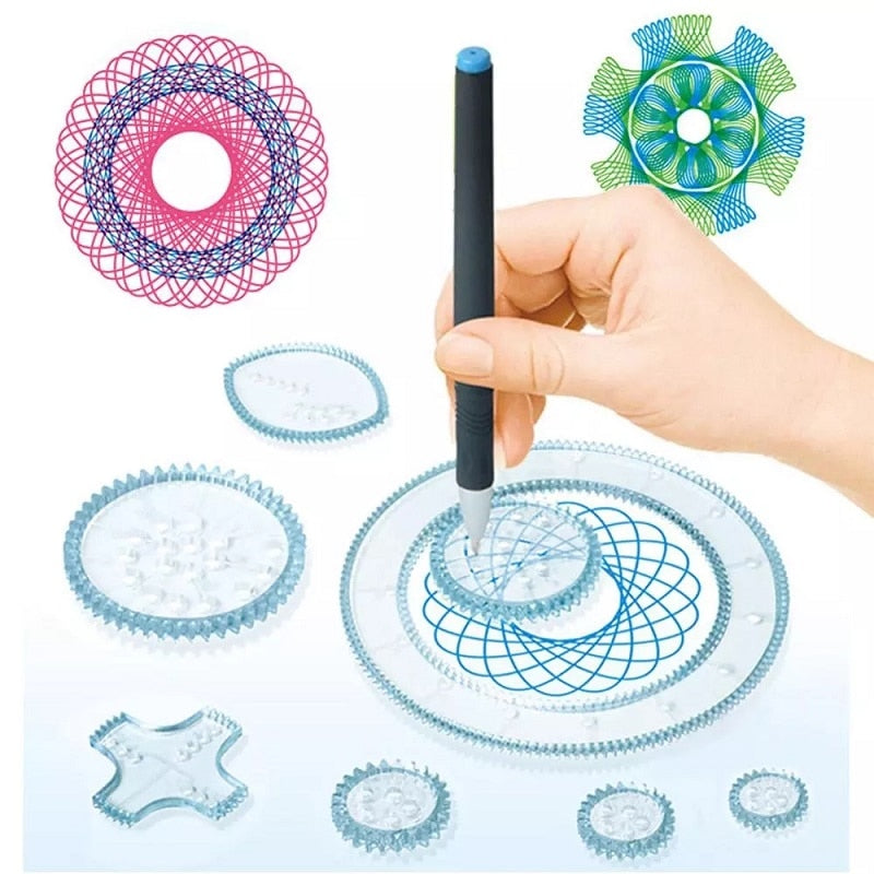 Set di Disegno Spirografo Classico - La Massima Creatività per Bambini
