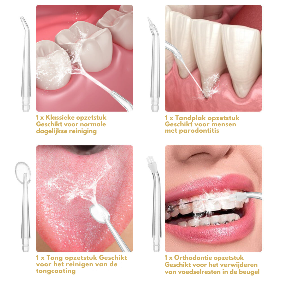 Waterflosser - Flossing senza dolore | Tre Opzioni di Colore