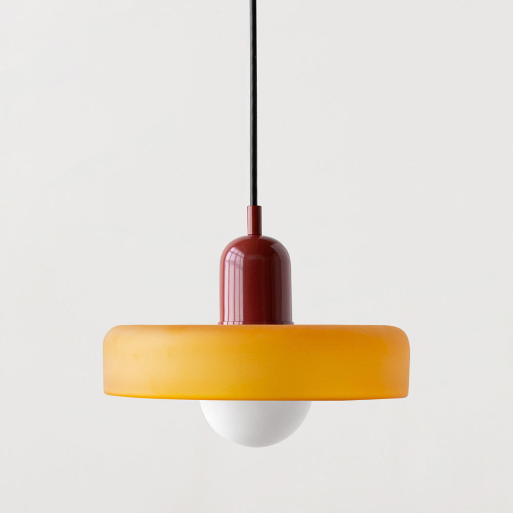 Lampada a Sospensione Colorata | Stile Bauhaus | Design Artistico