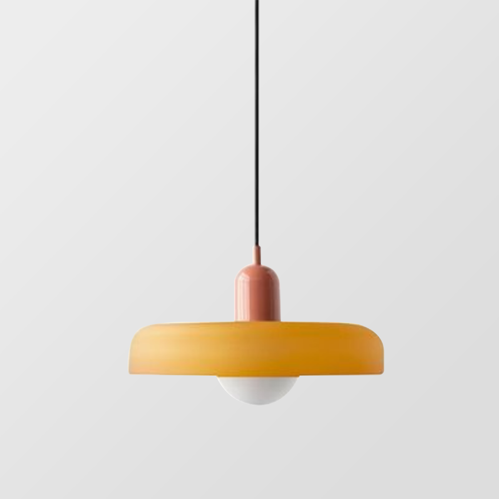 Lampada a Sospensione Colorata | Stile Bauhaus | Design Artistico