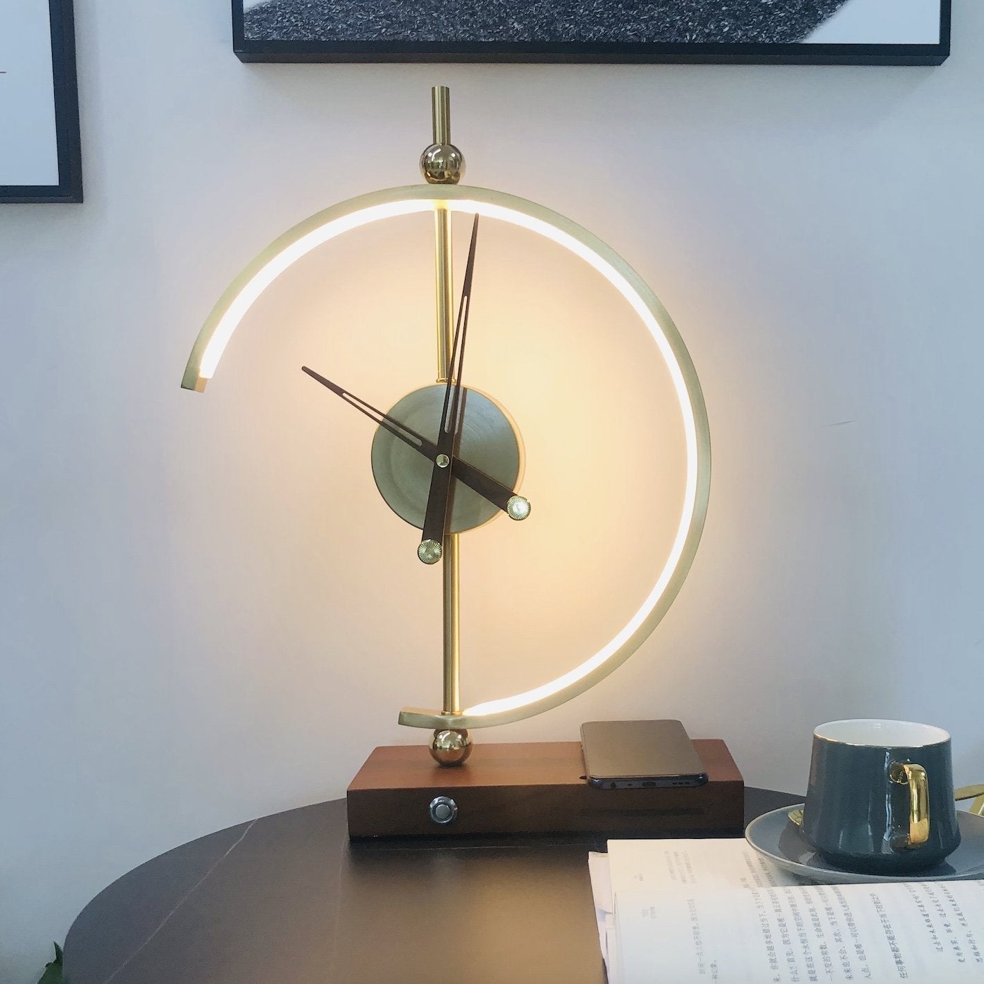 Lampada Orologio Ricaricabile di Lusso - KyotoGlow