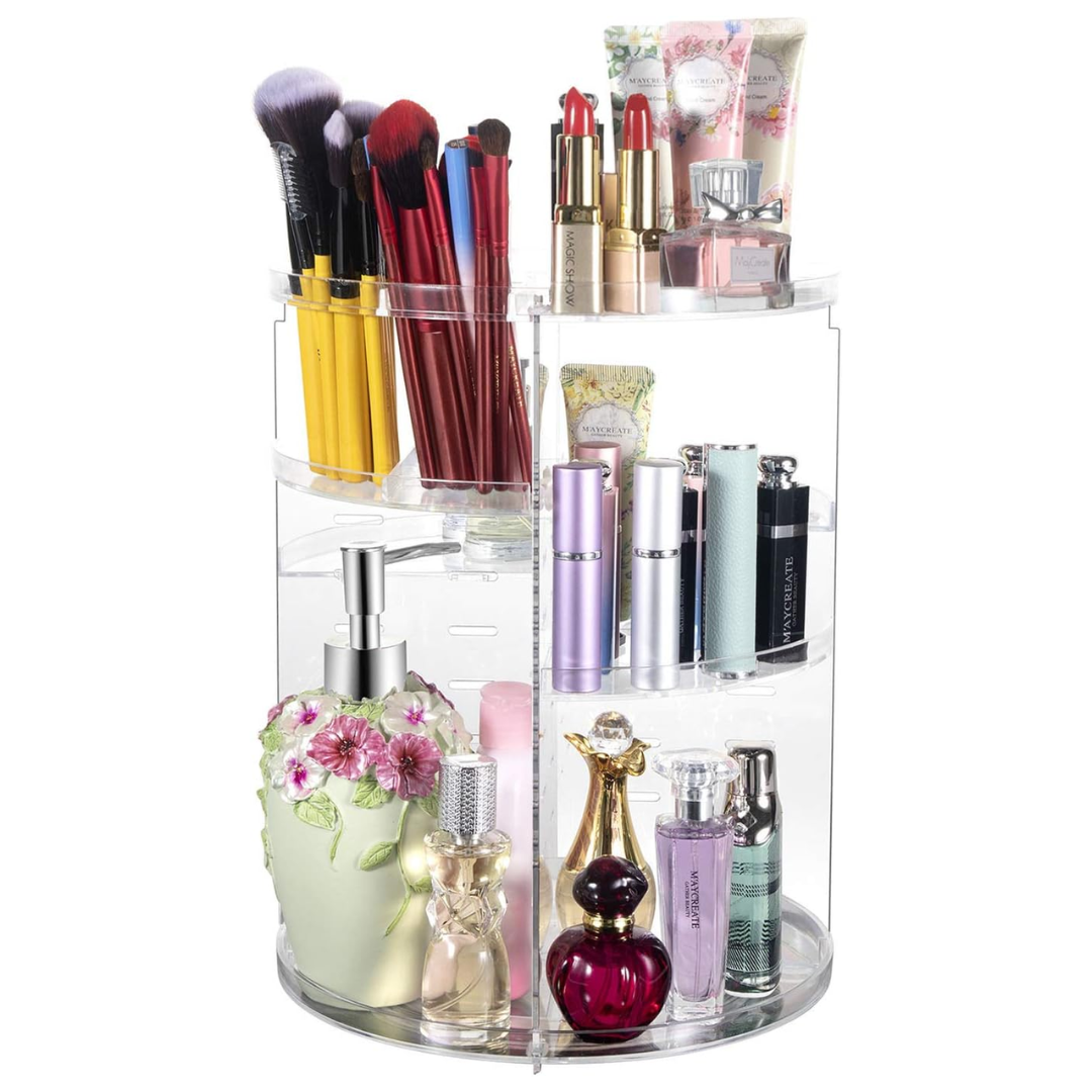 Organizer per trucco rotante a 360°