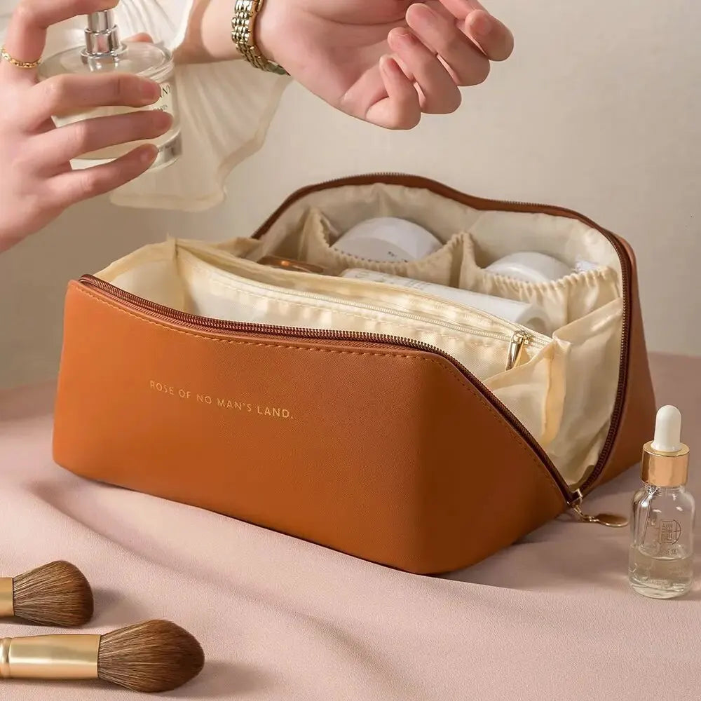 Organizzatore per Trucco con Zip – Borsa Cosmetica di Lusso per Viaggi