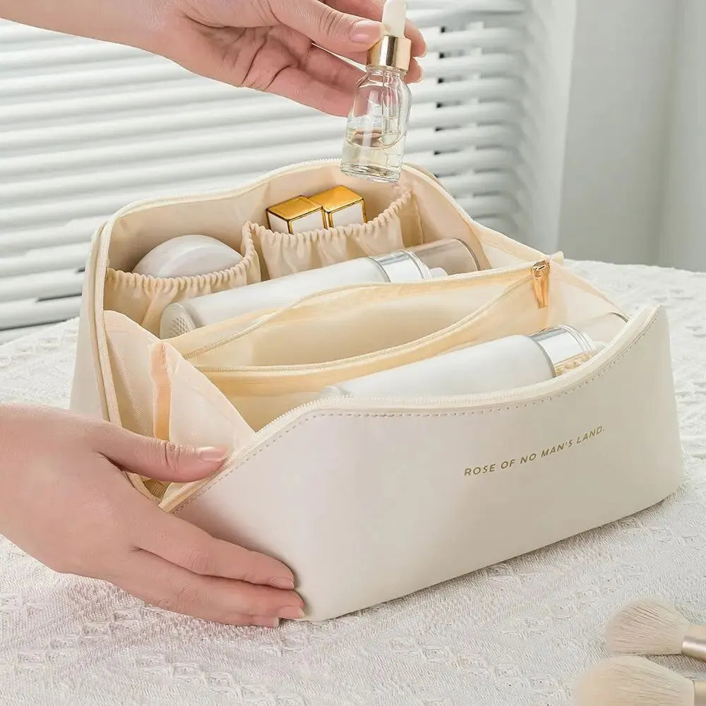Organizzatore per Trucco con Zip – Borsa Cosmetica di Lusso per Viaggi