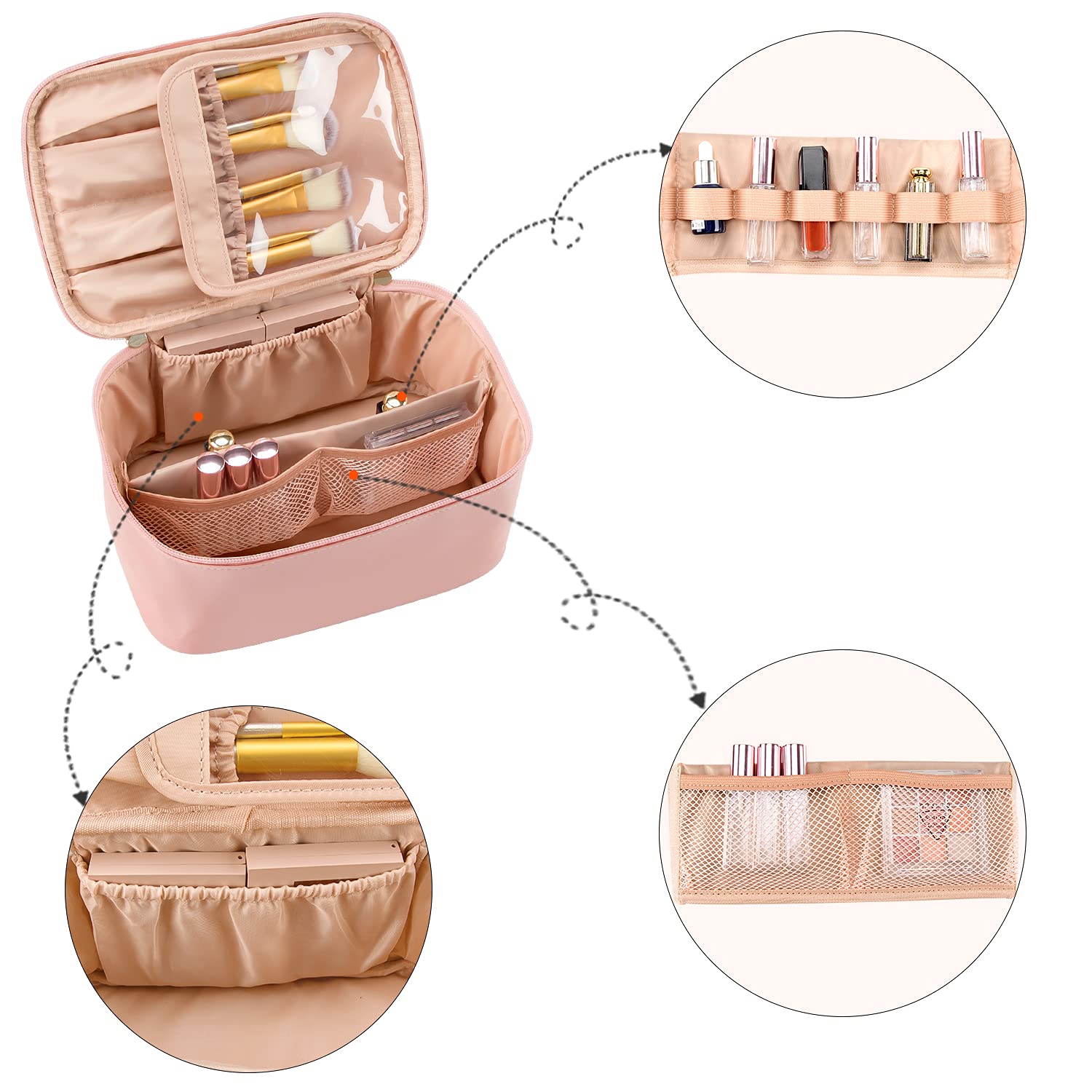 Organizer per Trucco Portatile con Separatori