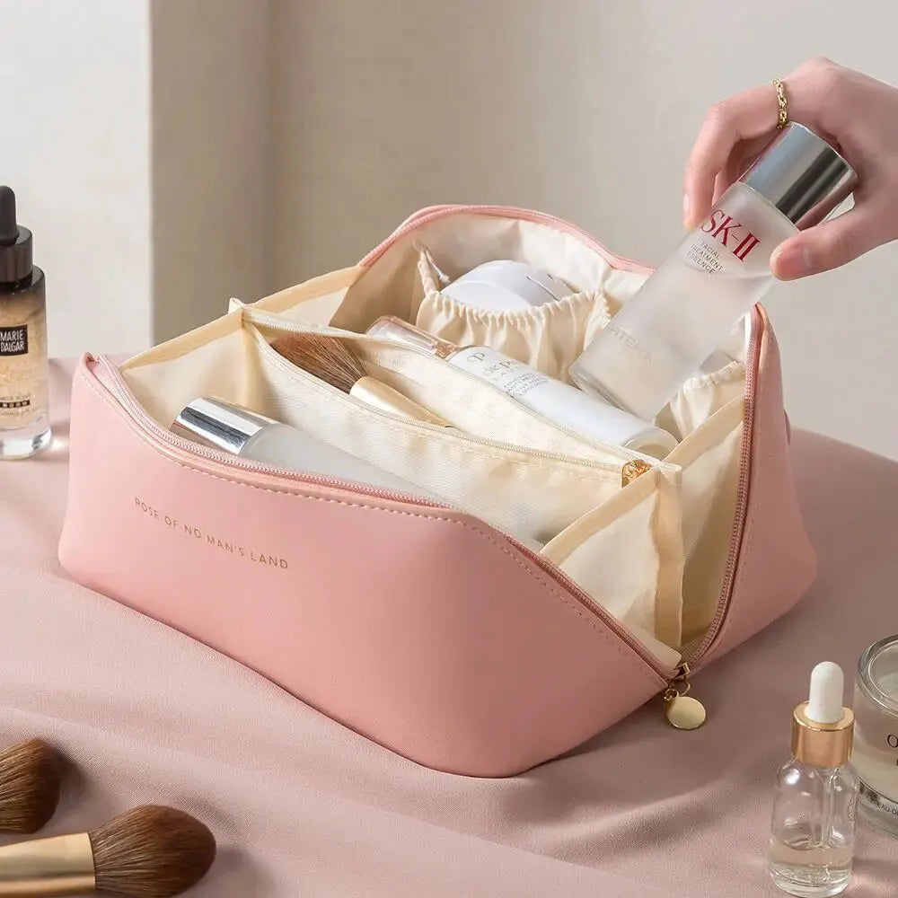 Organizzatore per Trucco con Zip – Borsa Cosmetica di Lusso per Viaggi