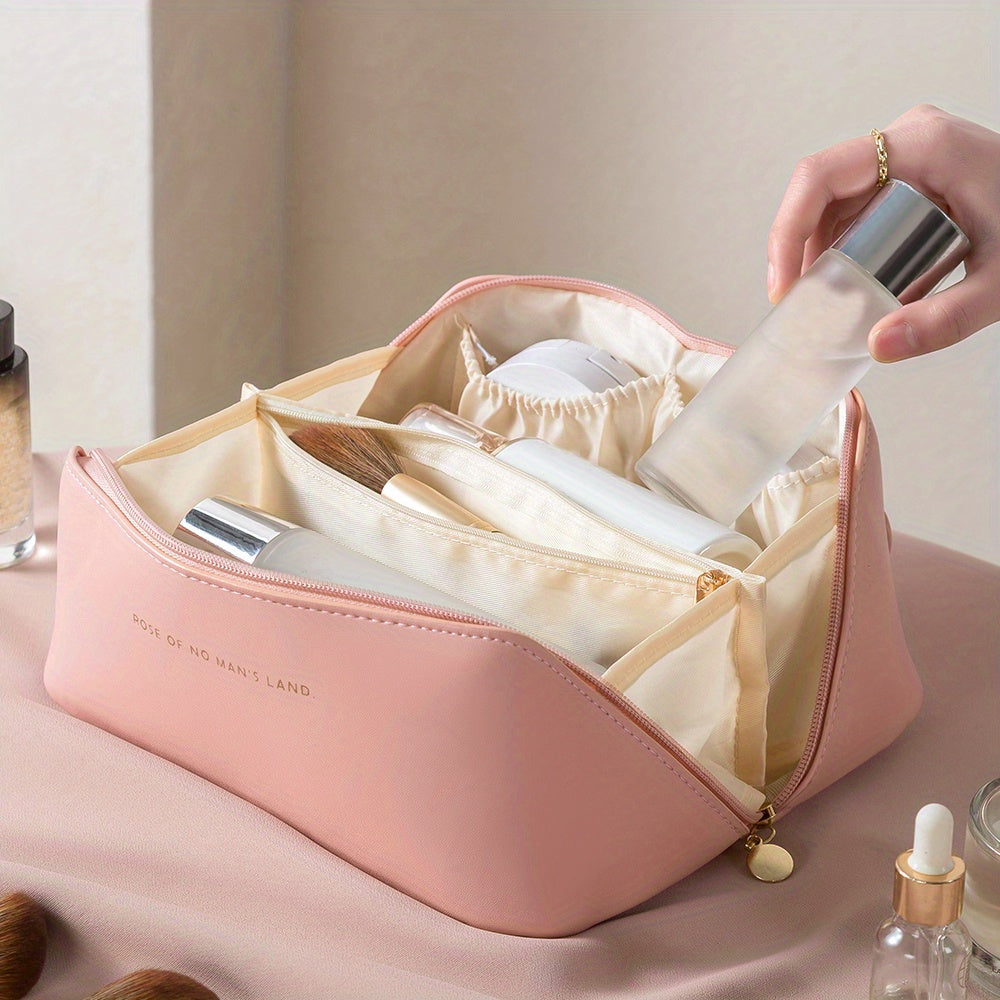Organizzatore per Trucco con Zip – Borsa Cosmetica di Lusso per Viaggi