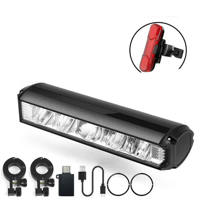 LazyX – Potente Faro per Bicicletta da 1400 Lumen | Illuminazione Faro