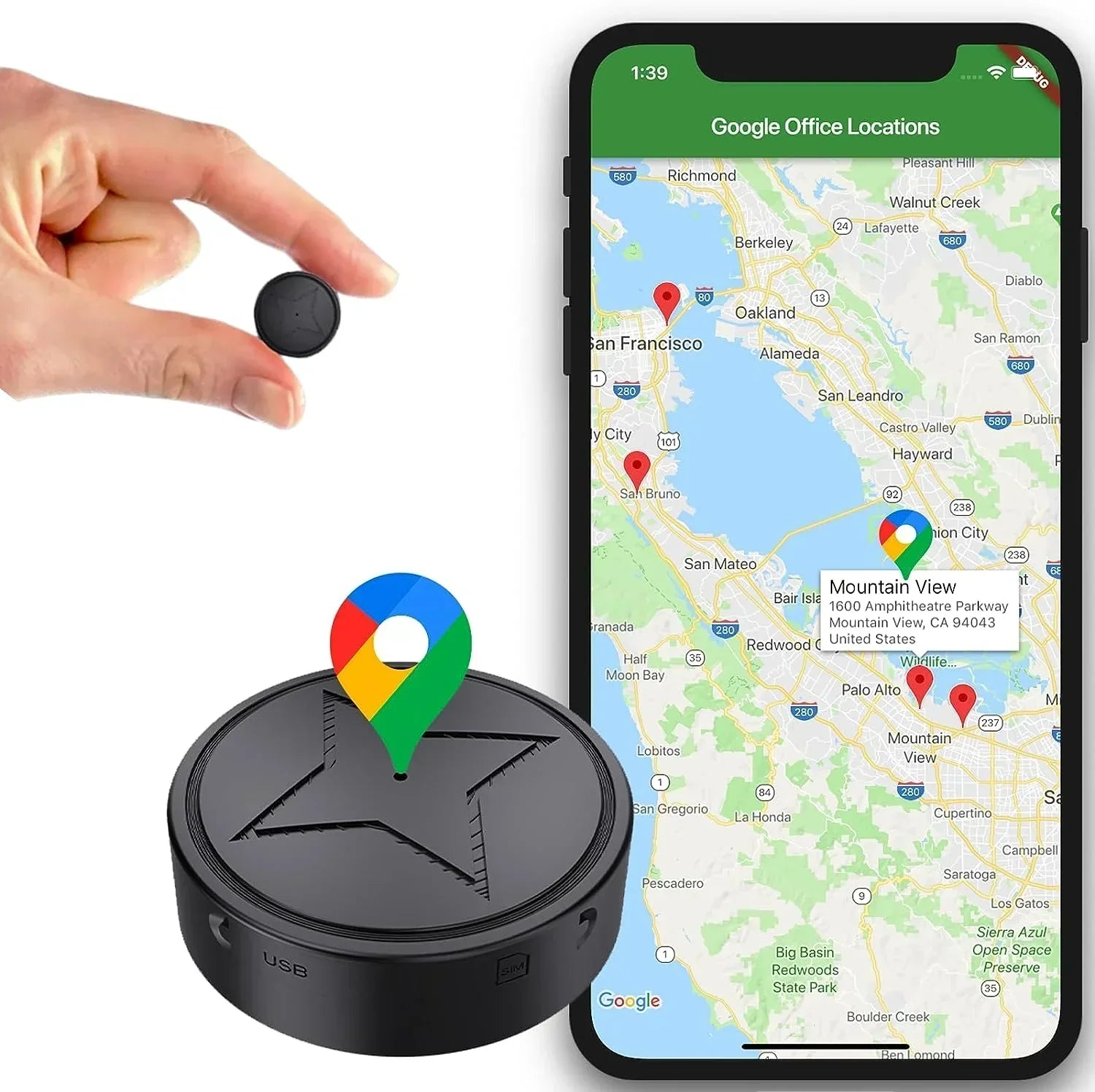 Tracker GPS Magnetico Potente - Prevenzione Furti