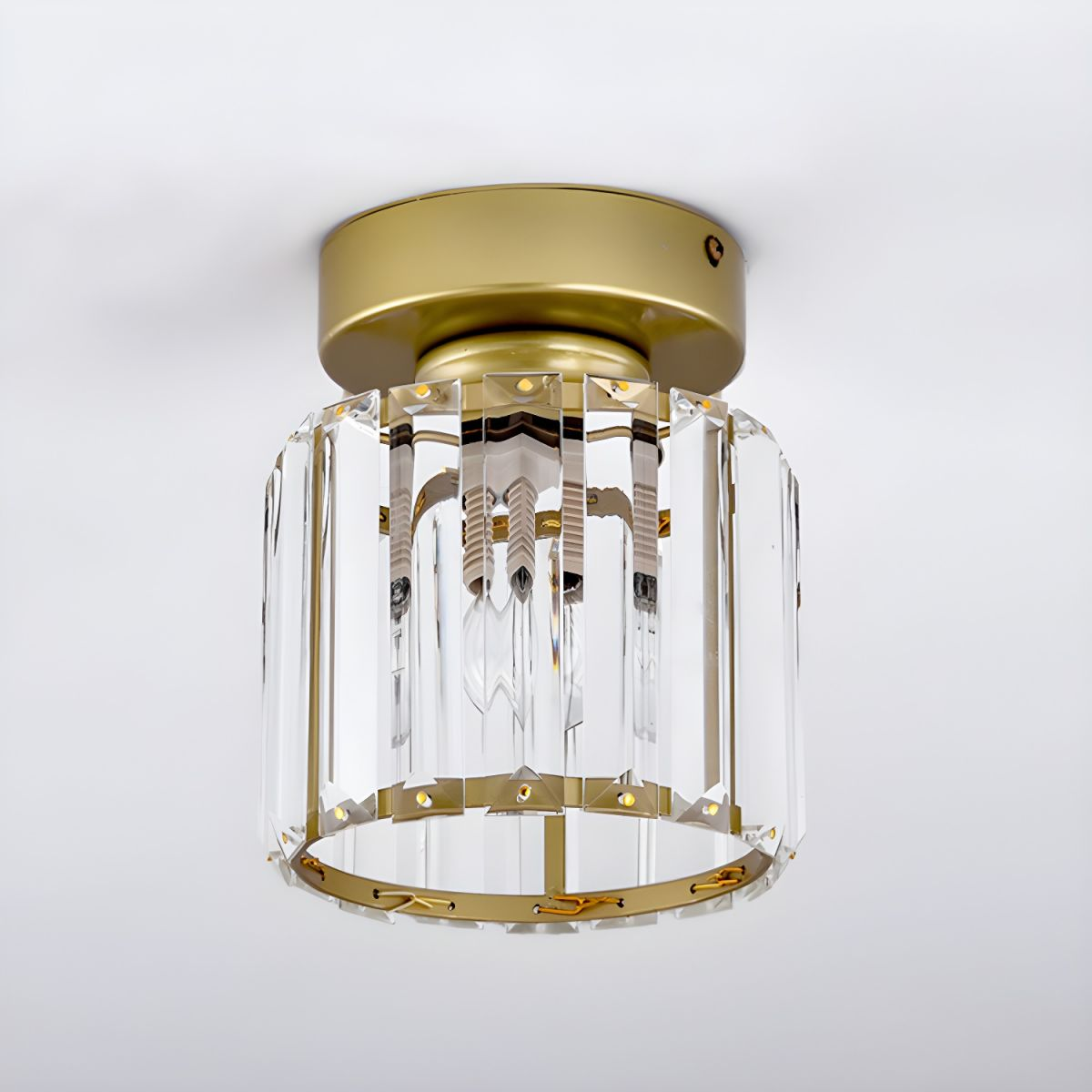 Lampada da soffitto in cristallo moderno – CrystalGlow