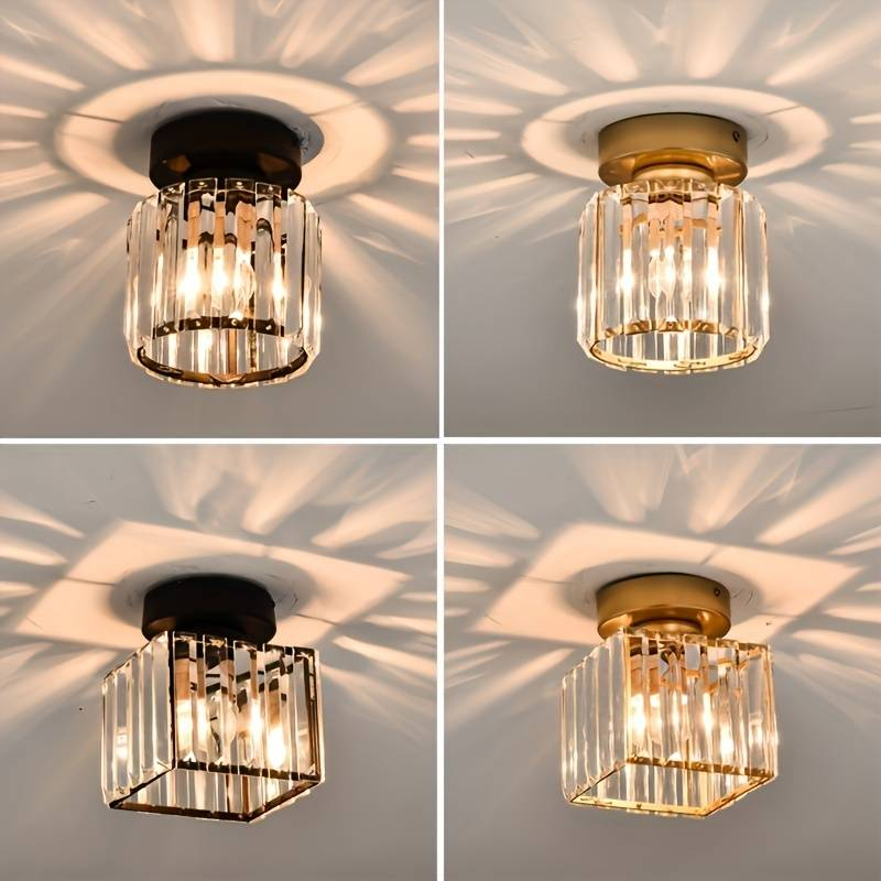 Lampada da soffitto in cristallo moderno – CrystalGlow